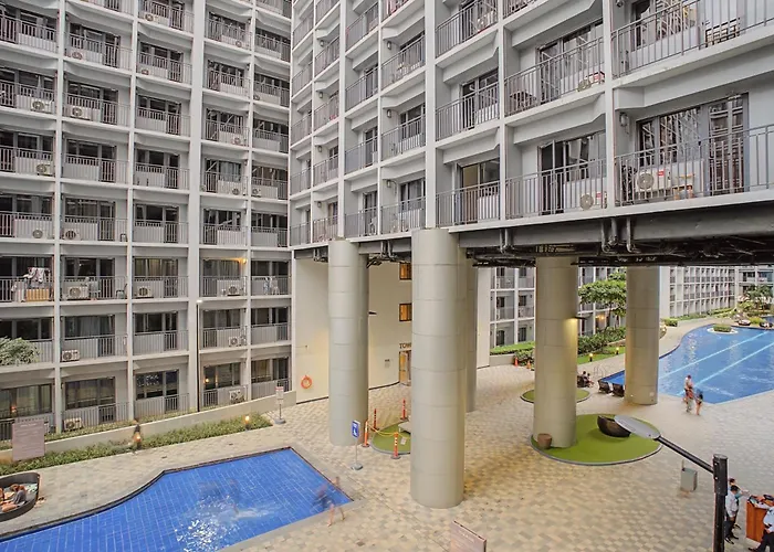 Cozy 1br Balcony With Pool View Free Parking Манила